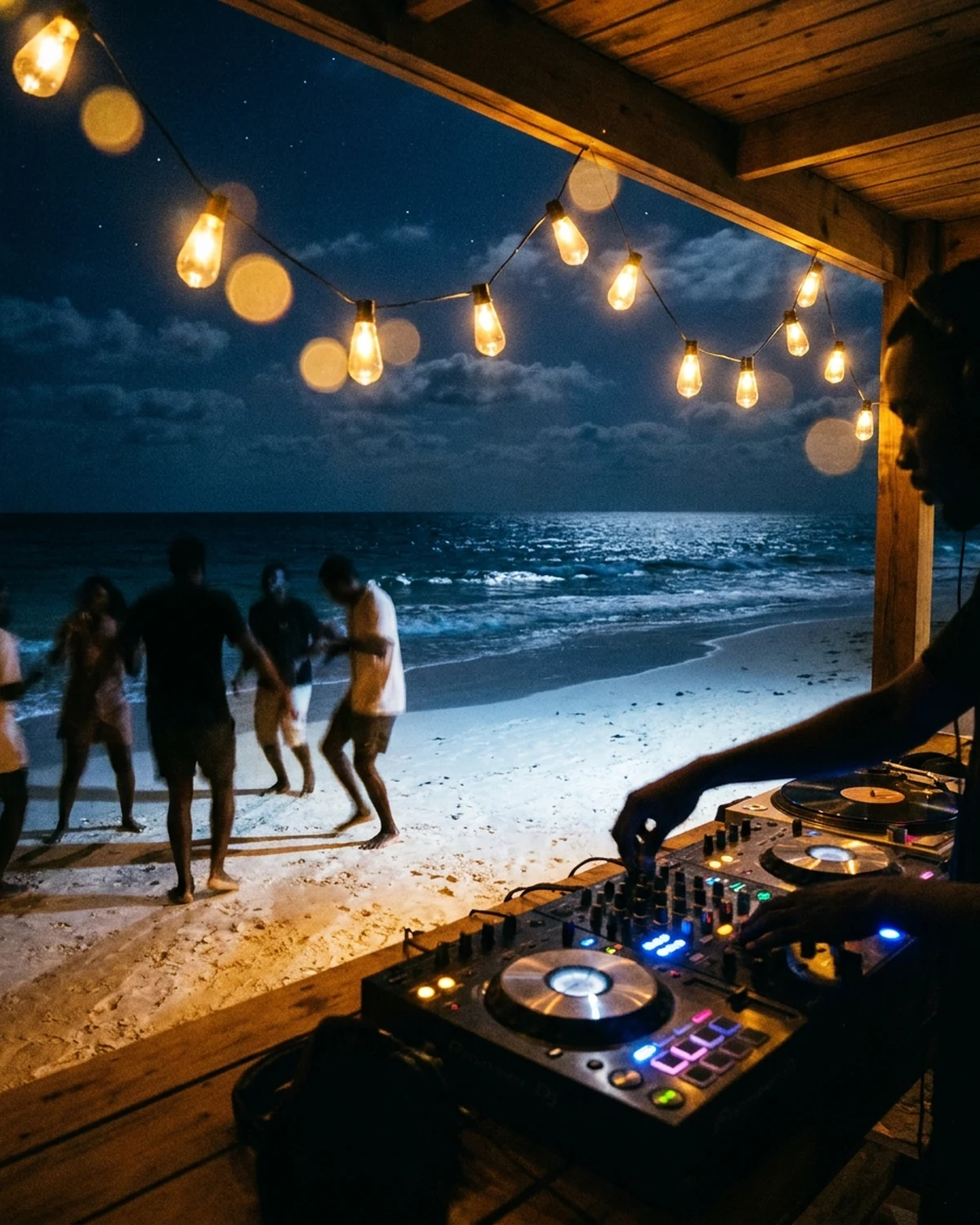 Soirée DJ pieds dans l'eau à L'Odyssée Saly